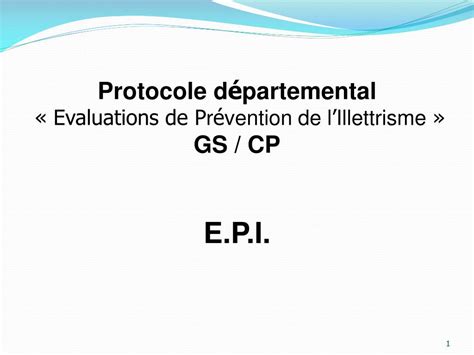 Ppt Protocole D Partemental Evaluations De P R Vention De L