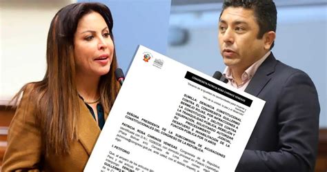 Patricia Chirinos Presenta Denuncia Constitucional Contra Guillermo