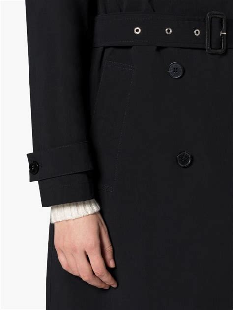 Polly Black Eco Dry Trench Coat Mackintosh