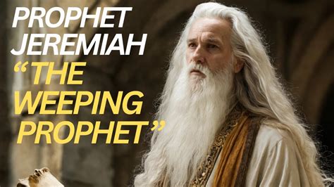 The Story Of Prophet Jeremiah The Weeping Prophet Christian