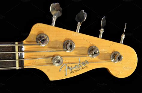 Fender Bass Guitar headstock | High-Quality Arts & Entertainment Stock ...