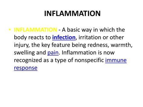 PPT - Infection/Inflammation PowerPoint Presentation, free download ...