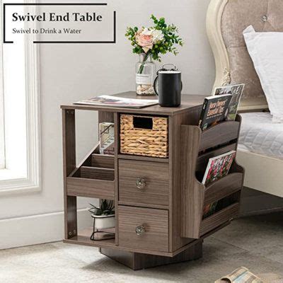 Ebern Designs Loujean Frame 2 - Drawer End Table w / Storage Wood in ...