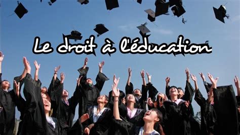 Le Droit L Ducation Youtube