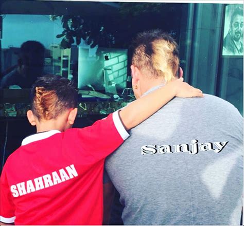 Sanjay Dutts Bonding Time With Son Shahraan Dutt Bollywood News