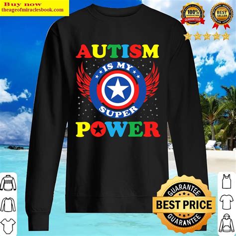 Autism Is My Super Power Superhero Autism Awareness Shirt