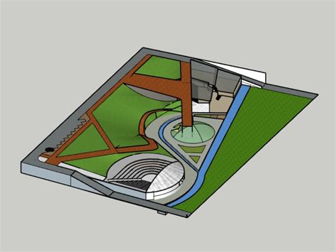 Parque Urbano Y Cultural En Skp Descargar Cad Gratis 7 37 Mb