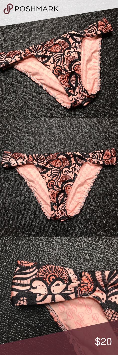 Victorias Secret Pink Floral Bikini Bottom Small BUNDLE SAVE ON