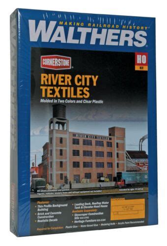 Walthers Cornerstone River City Textiles Background Building Ho