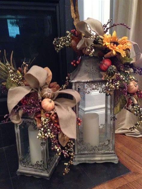 Gorgeous Diy Fall Lantern Swag Decor To Interior Design 28 Fall Decor