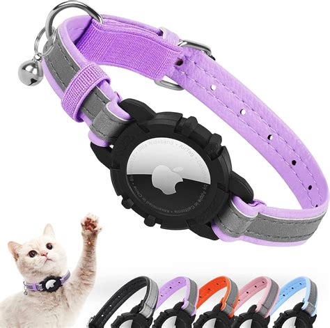 Amazon Reflective Airtag Cat Collar Feeyar Integrated Air Tag Cat