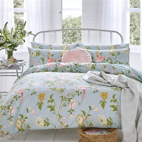 Laura Ashley Summer Palace Duckegg Duvet Cover Set