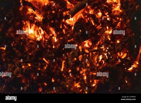 burning ashes texture with a big contrast Stock Photo - Alamy