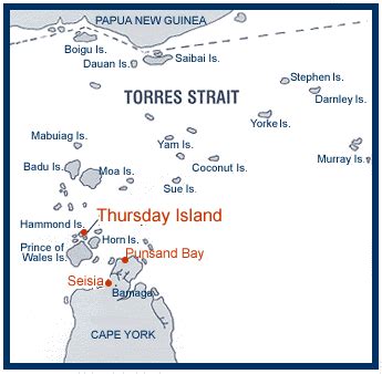 Printable Torres Strait Map