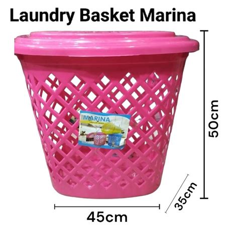 Jual Laundry Basket Marina Keranjang Baju Kotor Shopee Indonesia