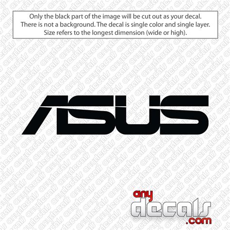 Asus Logo Decal Sticker - AnyDecals.com