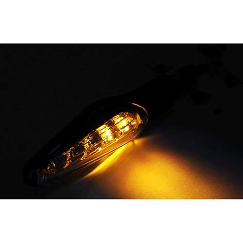 Clignotant LED Z4 Koso Noir Mat Universel