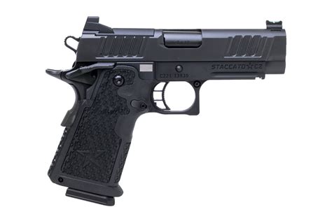 Staccato C2 Dpo 9mm Black Optic Ready Pistol With 39 Inch Bull Barrel