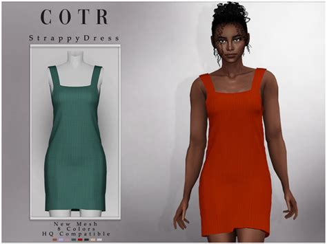 The Sims Resource Strappy Dress D 255