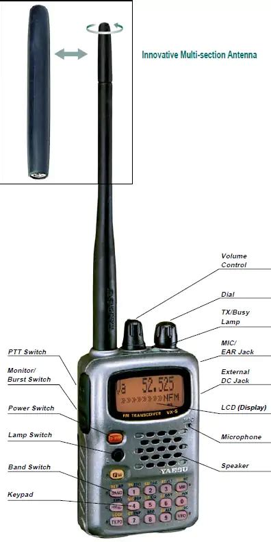 Yaesu VX-5R Specs and Prices | RadioMasterList.com | The Radio Directory