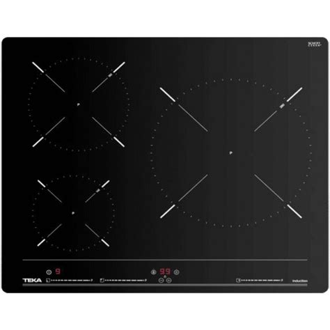 Placa De Inducci N Zonas Teka Ibc Mss Cm Cristal Negro