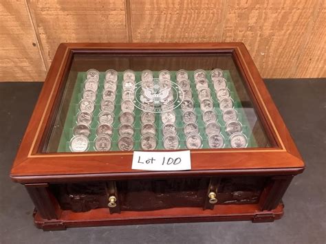 Never Circulated State Quarters Display Set | Live and Online Auctions ...