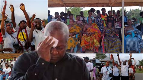 Eeeh Mahama Gets Shocked As Sefwi Youth Chief Reject Him We Wont