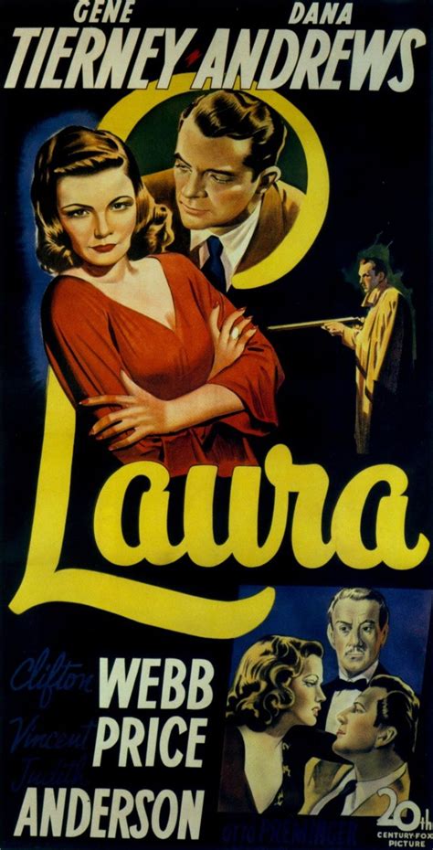 Laura Movie Poster 1944 Classic Films Posters Laura Movie Classic