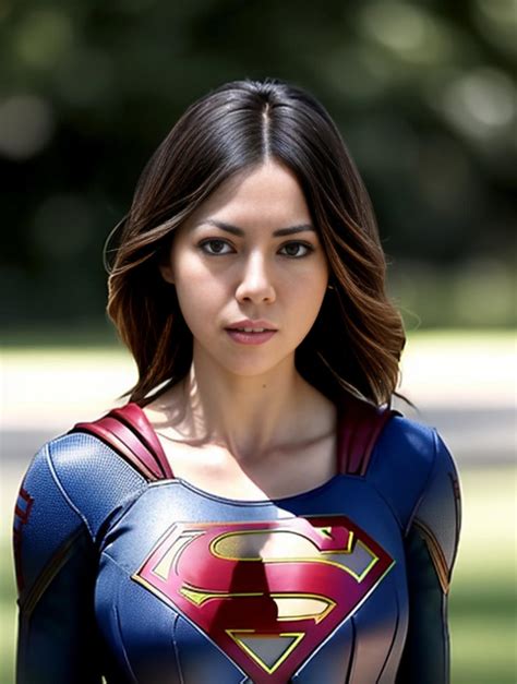 Aubrey Plaza as Supergirl by WillowTreeCat on DeviantArt