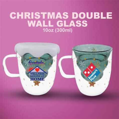 Christmas Double Walled Glass Mug Mymug Malaysia 1 Ceramic Tablewares Manufacturer In Malaysia