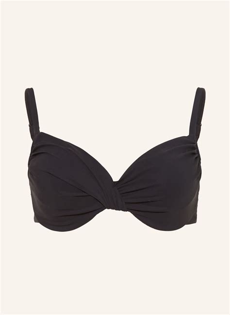 MARYAN MEHLHORN Bügel Bikini Top ELEMENTS Cup B D in schwarz