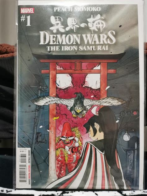 Peach Momoko Demon Wars Iron Samurai Marvel Comic Set Of Hobbies