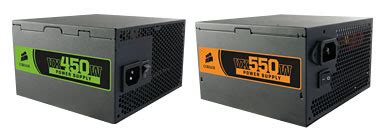 Corsair VX450W And VX550W - Energy Efficient PSU