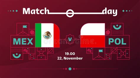 Mexico Vs Poland Match Football 2022 World Football Championship