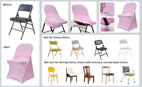 Amazon Babenest Spandex Folding Chair Covers Upgraded Pcs