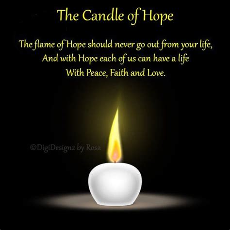 The Candle of Hope - Hope (feeling) Photo (40228807) - Fanpop