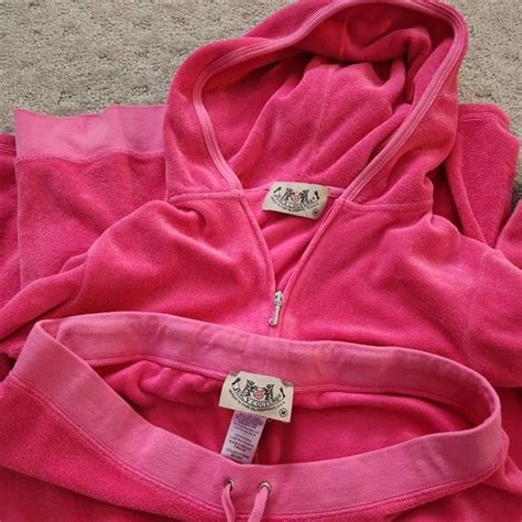 Hot Pink Vintage Juicy Couture Authentic Terry Tracksuit