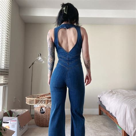 Revice Hollywood Heart Throb Denim Jumpsuit With Depop