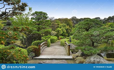 Ohori Park Japanese Garden Fukuoka City Japan Editorial Image Image