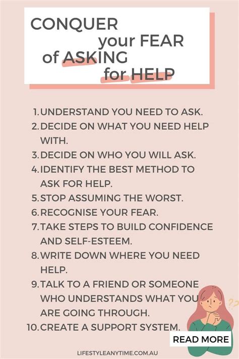 10 Strategies To Overcome The Fear Of Asking For Help