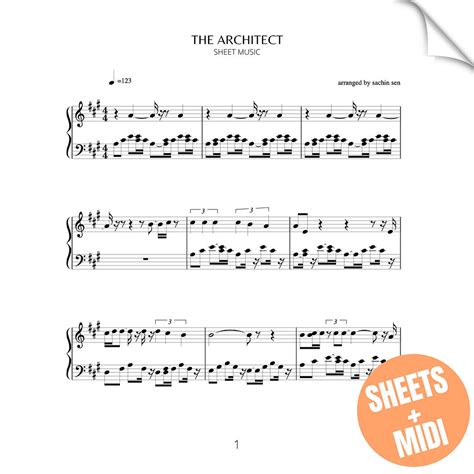 The Architect Sheet Music Midi Sachin Sen