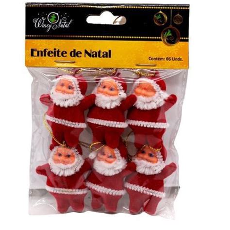 Kit Decora O Enfeites Pendurar Em Rvore Mini Papai Noel Submarino