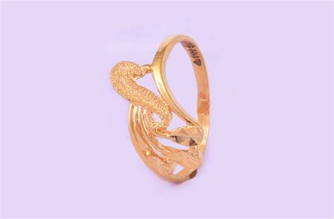 22K Simple Gold Ring Design For Daily Use - South India Jewels