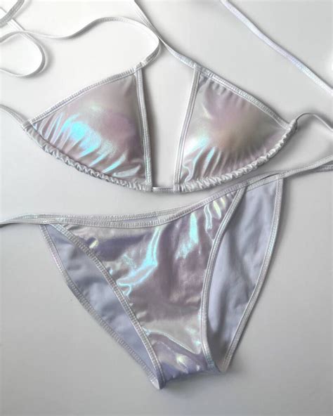 網站限定款 Basic Metalic Bikini pearl b kinii