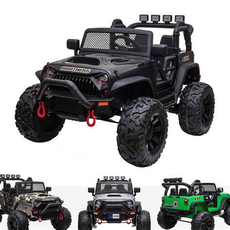 Kids 24V Jeep Wrangler Style Off Road Electric Ride On Car