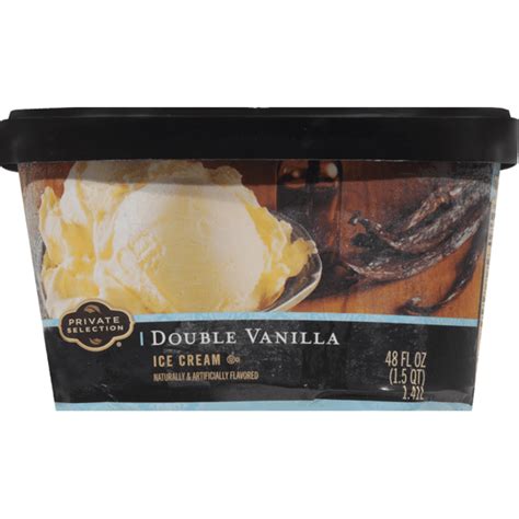 Private Selection Double Vanilla Ice Cream 48 Oz Instacart