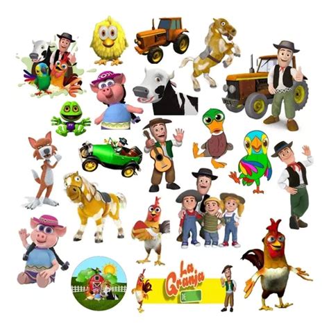 Stickers La Granja De Zenón Pack De 20 Unidades Surtidos Cuotas Sin