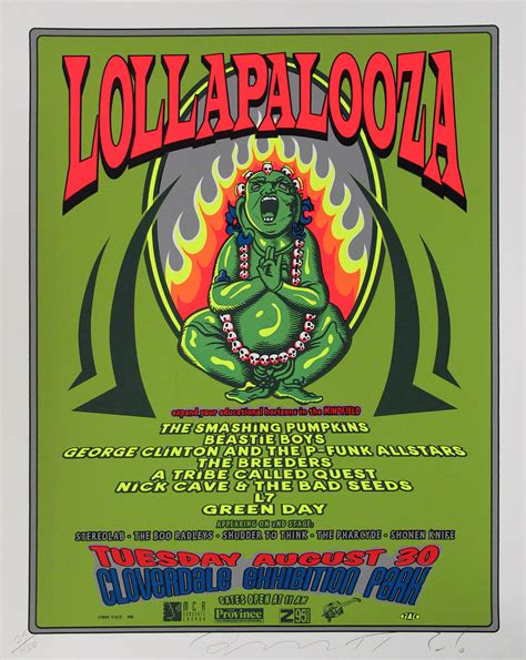 Lollapalooza Original Concert Poster | Limited Runs