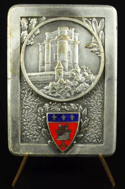 M Daille Ville De Vincennes Blason Armes Ch Teau Medal Eur