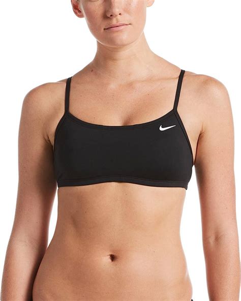 Nike Essential Racerback Bikini Top Black Pris